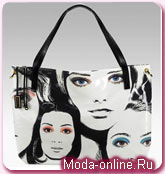   Face Canvas Bag  Jimmy Choo