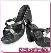 Обувь Crocs на каблуках