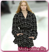 Клетка – на пике моды, показ Chanel осень 2008