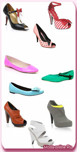 Цветная обувь – выбор этой весны