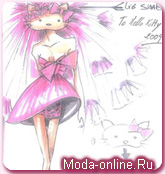 Дизайнеры разрабатывают образы для Hello Kitty